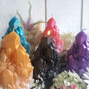 Zen Den Bohemian Gemstone Quartz Crystal Candles